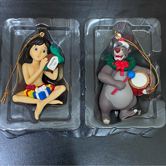 Vintage Disney MOWGLI & BALOO Jungle Book Grolier First Issue Christmas Ornament - Picture 7 of 16
